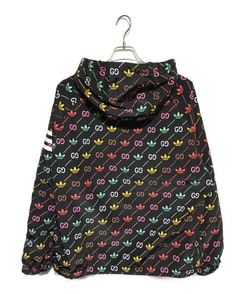 GUCCI（グッチ）GUCCI (グッチ) adidas (アディダス) トレフォイル ストライプ ジャケット ブラック サイズ:48の古着・服飾アイテム