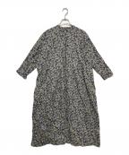 journal standard luxeジャーナルスタンダード ラックス）の古着「フラワーローン ampleプルワンピース」｜ネイビー