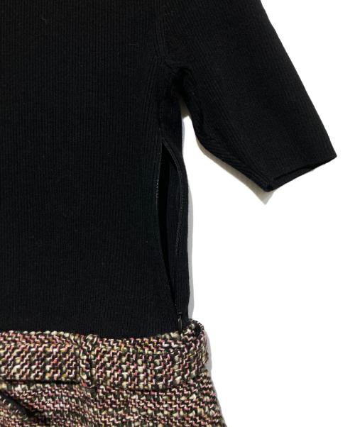 theory（セオリー）theory (セオリー) ニットコンボドレス ブラック サイズ:Ｓの古着・服飾アイテム