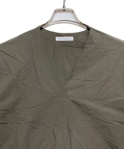 WHITE MAILS（ホワイトメイルズ）WHITE MAILS (ホワイトメイルズ) 半袖ワンピース カーキ サイズ:1の古着・服飾アイテム