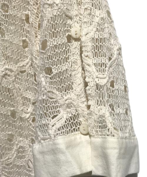 sahara（サハラ）SAHARA (サハラ) リネン混ワンピース アイボリー サイズ:表記無しの古着・服飾アイテム