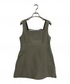 SLOBE IENAスローブ イエナ）の古着「グログランスクエアチュニック」｜ベージュ