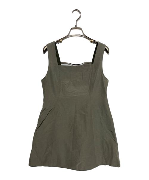 SLOBE IENA（スローブ イエナ）SLOBE IENA (スローブ イエナ) グログランスクエアチュニック ベージュ サイズ:freeの古着・服飾アイテム