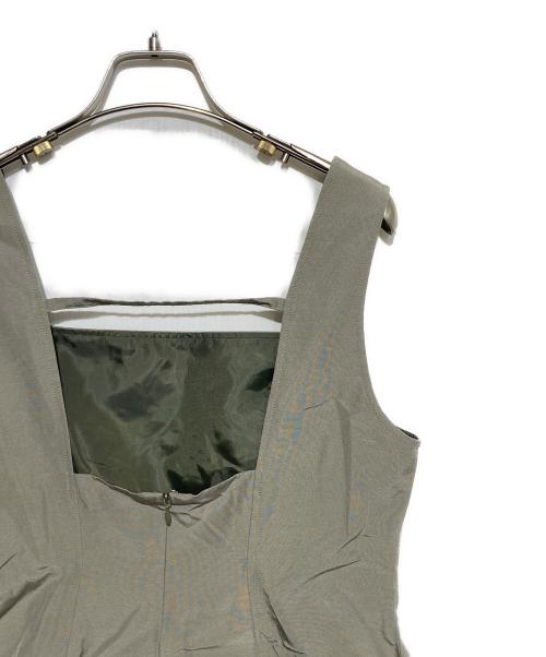 SLOBE IENA（スローブ イエナ）SLOBE IENA (スローブ イエナ) グログランスクエアチュニック ベージュ サイズ:freeの古着・服飾アイテム