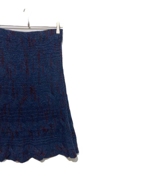 HaaT（ハート）HaaT (ハート) ケーブルニットスカート ネイビー サイズ:2の古着・服飾アイテム