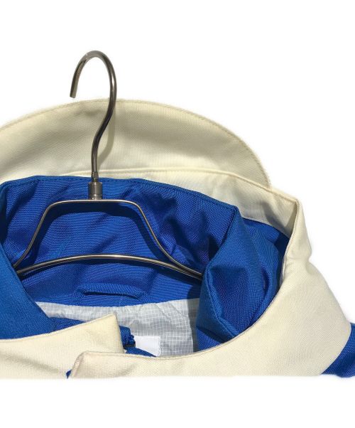 NAPAPIJRI（ナパピリ）NAPAPIJRI (ナパピリ) Martine rose (マーティン・ローズ) レイヤードマウンテンジャケット&ダウンベスト ブルー×ホワイト サイズ:34の古着・服飾アイテム