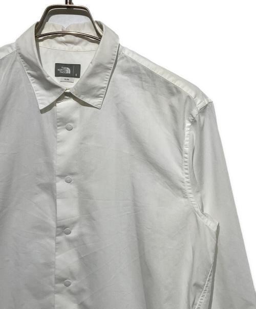 THE NORTH FACE（ザ ノース フェイス）THE NORTH FACE (ザ ノース フェイス) L/S Northern Harrier Shirt ホワイト サイズ:Ｓの古着・服飾アイテム