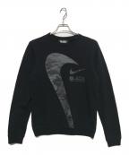 BLACK COMME des GARCONS×NIKEブラックコムデギャルソン×ナイキ）の古着「カモフラプリントスウェット」｜ブラック