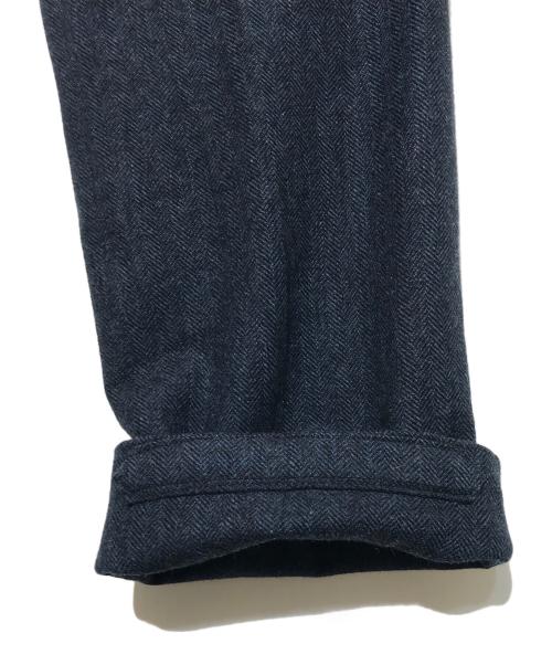 PAUL SMITH（ポールスミス）PAUL SMITH (ポールスミス) ヘリンボーンウールトラウザー ネイビー サイズ:Ｍの古着・服飾アイテム