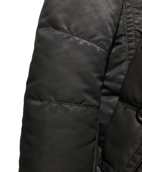 BURBERRY BLUE LABEL（バーバリー ブルー レーベル）BURBERRY BLUE LABEL (バーバリーブルーレーベル) 中綿ショートPコート ブラック サイズ:Lの古着・服飾アイテム