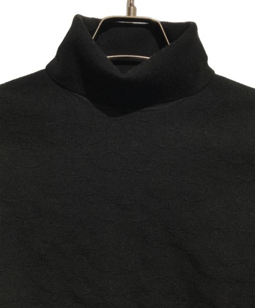 COACH（コーチ）COACH (コーチ) シグネチャーニットクロップドタートルネック ブラック サイズ:Sの古着・服飾アイテム