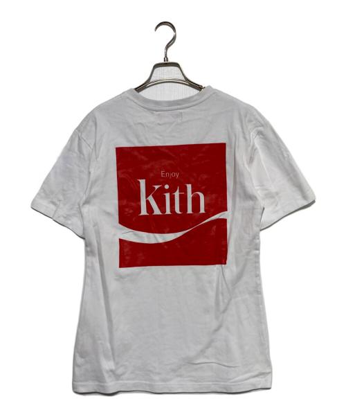 KITH（キス）KITH (キス) Coca Cola (コカコーラ) enjoy Tee ホワイト サイズ:Mの古着・服飾アイテム