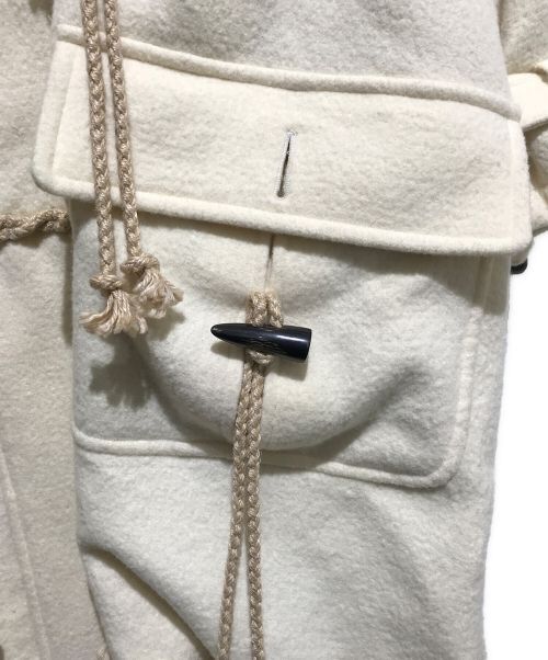 SUGARHILL（シュガーヒル）SUGARHILL (シュガーヒル) Corded Duffle Coat ホワイトの古着・服飾アイテム