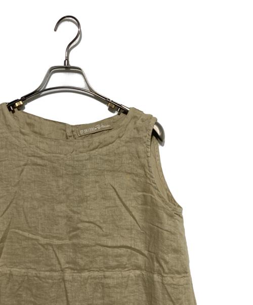 Ron Herman（ロンハーマン）Ron Herman (ロンハーマン) CP Shades (シーピーシェイズ) 別注リネンワンピース カーキ サイズ:XSの古着・服飾アイテム