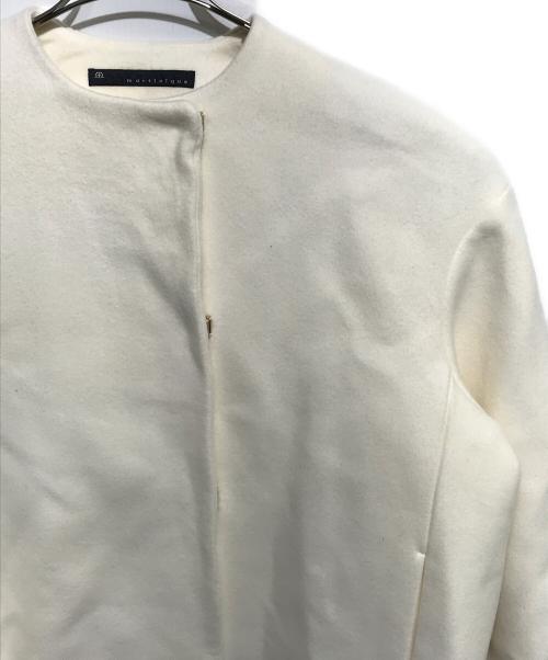 martinique（マルティニーク）martinique (マルティニーク) ノーカラーショートコート ベージュ サイズ:FREEの古着・服飾アイテム