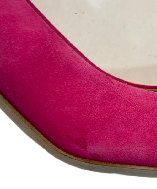 Salvatore Ferragamo（サルヴァトーレ フェラガモ）Salvatore Ferragamo (サルヴァトーレ フェラガモ) ILARY 70ポインテッドトゥパンプス ピンク サイズ:5 1/2の古着・服飾アイテム