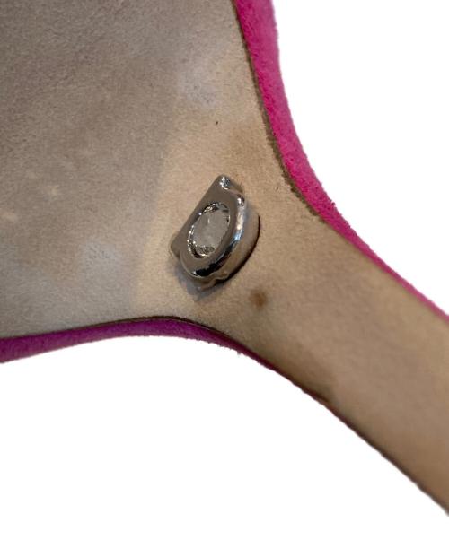 Salvatore Ferragamo（サルヴァトーレ フェラガモ）Salvatore Ferragamo (サルヴァトーレ フェラガモ) ILARY 70ポインテッドトゥパンプス ピンク サイズ:5 1/2の古着・服飾アイテム