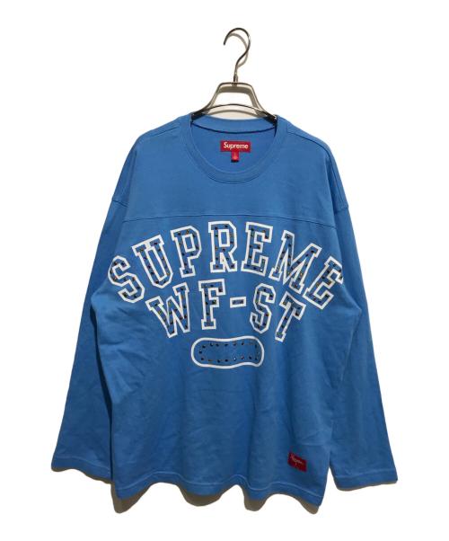 SUPREME（シュプリーム）Supreme (シュプリーム) Athletic Studded L/S Top ブルー サイズ:Lの古着・服飾アイテム