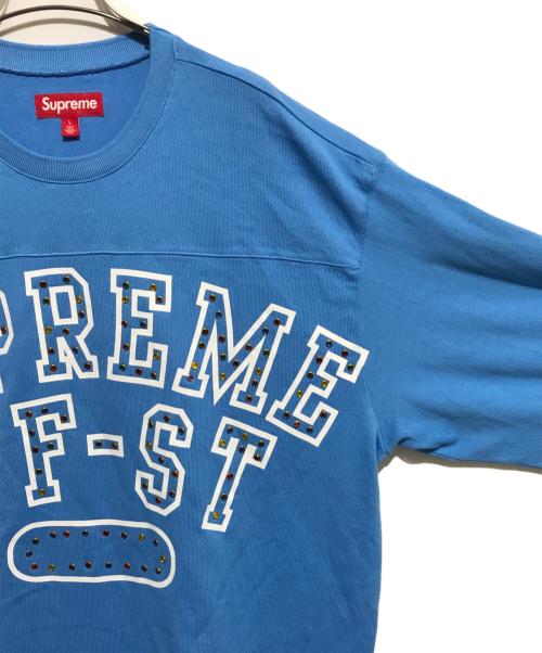 SUPREME（シュプリーム）Supreme (シュプリーム) Athletic Studded L/S Top ブルー サイズ:Lの古着・服飾アイテム