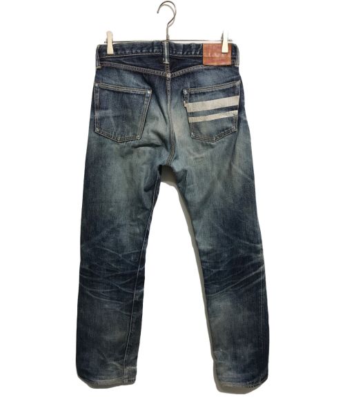 MOMOTARO JEANS（桃太郎ジーンズ）MOMOTARO JEANS (桃太郎ジーンズ) 1005SP/出陣ミドルストレートデニム インディゴ サイズ:size76cm w30の古着・服飾アイテム