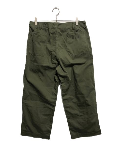 THE REAL McCOY'S（ザ・リアルマッコイズ）THE REAL McCOY'S (ザ・リアルマッコイズ) ベイカーパンツ グリーン サイズ:34の古着・服飾アイテム