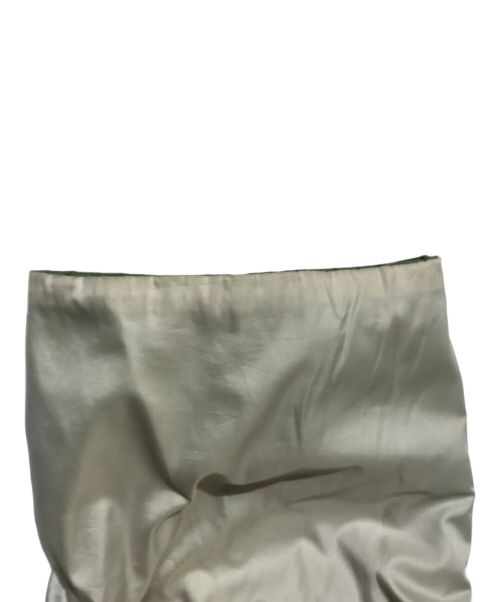 'S Max Mara（エスマックスマーラ）'S Max Mara (エスマックスマーラ) リバーシブルコート グリーン×アイボリー サイズ:38の古着・服飾アイテム