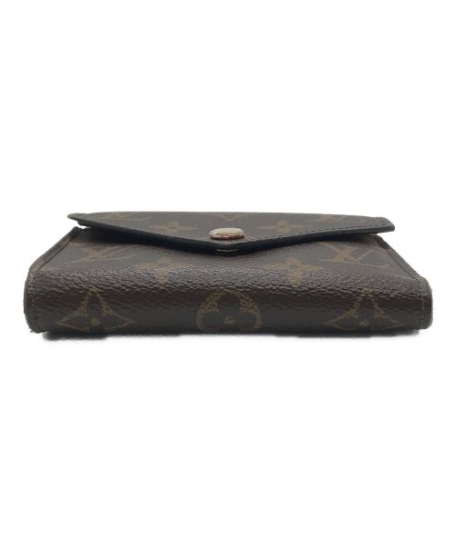 LOUIS VUITTON（ルイ ヴィトン）LOUIS VUITTON (ルイ ヴィトン) ポルトフォイユヴィクトリーヌウォレット ブラウン×ピンクの古着・服飾アイテム