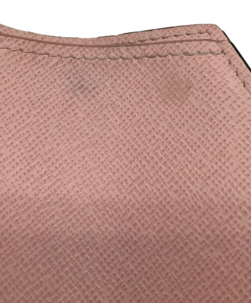 LOUIS VUITTON（ルイ ヴィトン）LOUIS VUITTON (ルイ ヴィトン) ポルトフォイユヴィクトリーヌウォレット ブラウン×ピンクの古着・服飾アイテム