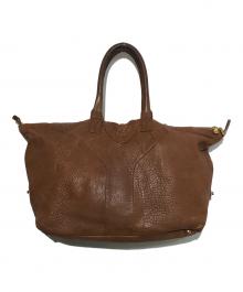 Yves Saint Laurent（イヴサンローラン）の古着「Yロゴレザーボストンバッグ」｜ブラウン