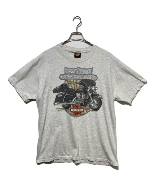 HARLEY-DAVIDSON（ハーレーダビッドソン）HARLEY-DAVIDSON (ハーレーダビッドソン) プリントTシャツ グレー サイズ:Lの古着・服飾アイテム