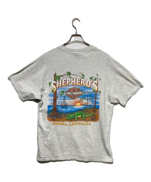 HARLEY-DAVIDSON（ハーレーダビッドソン）HARLEY-DAVIDSON (ハーレーダビッドソン) プリントTシャツ グレー サイズ:Lの古着・服飾アイテム