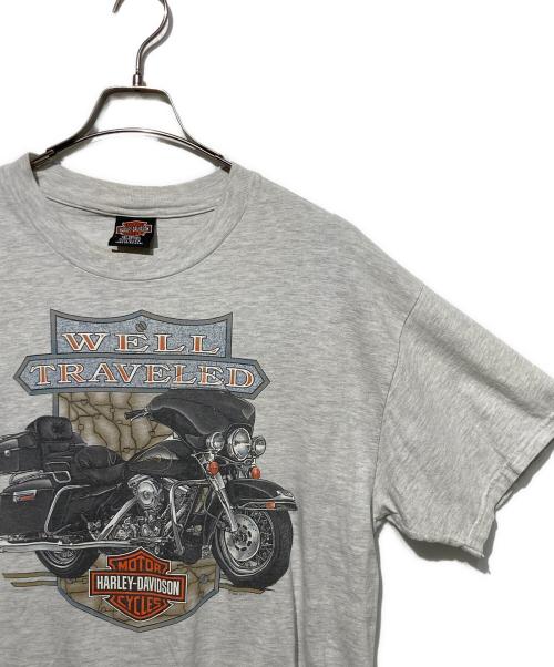 HARLEY-DAVIDSON（ハーレーダビッドソン）HARLEY-DAVIDSON (ハーレーダビッドソン) プリントTシャツ グレー サイズ:Lの古着・服飾アイテム