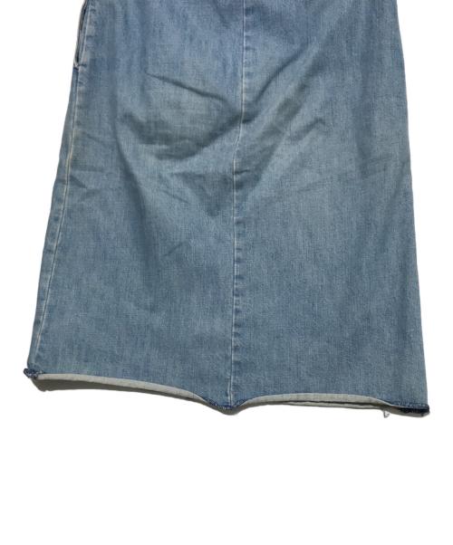 Martin Margiela 6（マルタンマルジェラ 6）Martin Margiela 6 (マルタンマルジェラ 6) ベルテッドデニムスカート ブルー サイズ:40の古着・服飾アイテム
