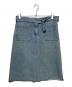 Martin Margiela 6（マルタンマルジェラ 6）の古着「ベルテッドデニムスカート」｜ブルー