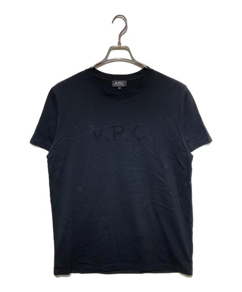 A.P.C.（アーペーセー）A.P.C. (アーペーセー) ロゴTシャツ ブラック サイズ:Lの古着・服飾アイテム