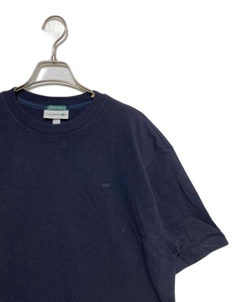LACOSTE（ラコステ）LACOSTE (ラコステ) 鹿の子Tシャツ ネイビー サイズ:４ 未使用品の古着・服飾アイテム