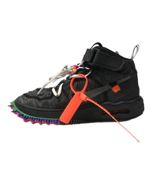 NIKE（ナイキ）NIKE (ナイキ) OFFWHITE (オフホワイト) AIR FORCE 1 MID SP ブラック サイズ:25の古着・服飾アイテム