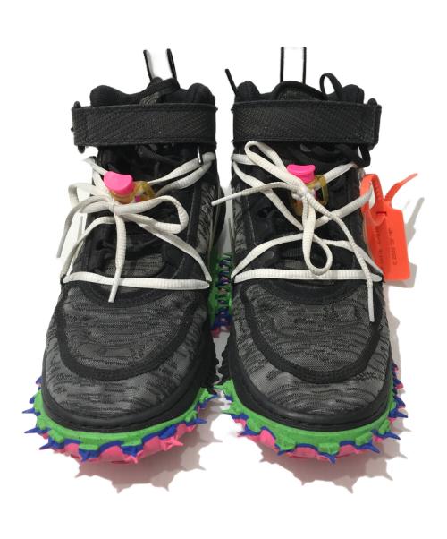 NIKE（ナイキ）NIKE (ナイキ) OFFWHITE (オフホワイト) AIR FORCE 1 MID SP ブラック サイズ:25の古着・服飾アイテム