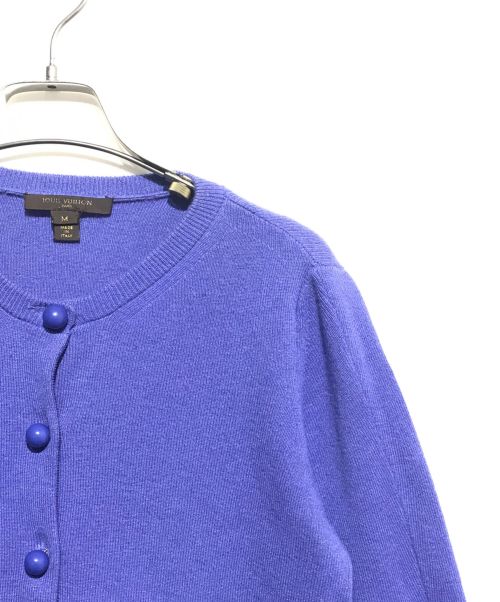 LOUIS VUITTON（ルイ ヴィトン）LOUIS VUITTON (ルイ ヴィトン) カシミヤニットカーディガン パープル サイズ:Mの古着・服飾アイテム