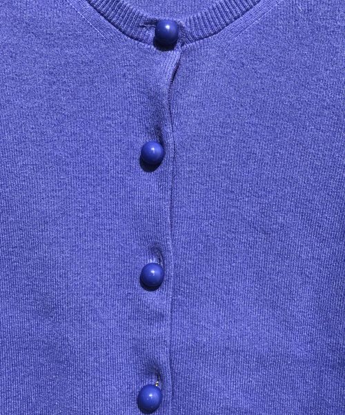 LOUIS VUITTON（ルイ ヴィトン）LOUIS VUITTON (ルイ ヴィトン) カシミヤニットカーディガン パープル サイズ:Mの古着・服飾アイテム