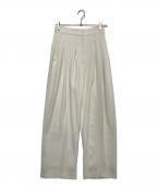 HER LIP TOハーリップトゥ）の古着「SoHo Wide-Leg Pants」｜ホワイト