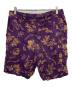 Hysteric Glamour（ヒステリックグラマー）の古着「LUCIFER ISLAND総柄ショートパンツ」｜パープル