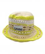 GANNIガニー）の古着「クロシェハット」｜イエロー×ホワイト