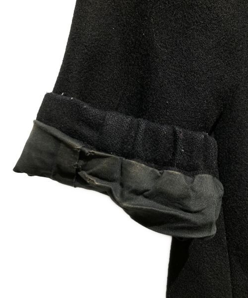 DRIES VAN NOTEN（ドリスヴァンノッテン）DRIES VAN NOTEN (ドリスヴァンノッテン) ライカ期 ウールフーデットコート ブラック サイズ:Mの古着・服飾アイテム