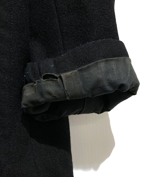 DRIES VAN NOTEN（ドリスヴァンノッテン）DRIES VAN NOTEN (ドリスヴァンノッテン) ライカ期 ウールフーデットコート ブラック サイズ:Mの古着・服飾アイテム