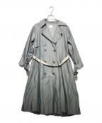 Ameriアメリ）の古着「バックプリーツトレンチコート」｜グレー