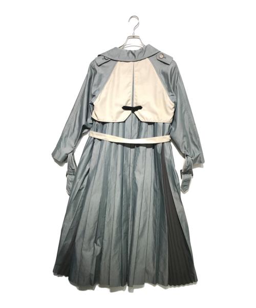 Ameri（アメリ）Ameri (アメリ) バックプリーツトレンチコート グレー サイズ:表記無しの古着・服飾アイテム