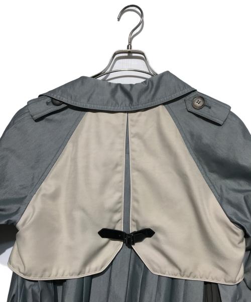 Ameri（アメリ）Ameri (アメリ) バックプリーツトレンチコート グレー サイズ:表記無しの古着・服飾アイテム