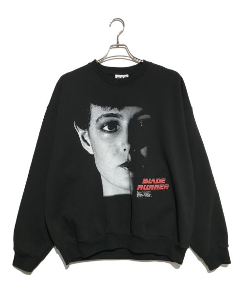 DEJA VU STUDIOS（デジャヴスタジオ）DEJA VU STUDIOS (デジャヴスタジオ) プリントスウェット ブラック サイズ:ＸＬの古着・服飾アイテム