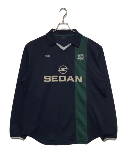 SEDAN ALL-PURPOSE（セダンオールパーパス）SEDAN ALL-PURPOSE (セダンオールパーパス) 24-25 Game Shirt ネイビー サイズ:ＸＬの古着・服飾アイテム